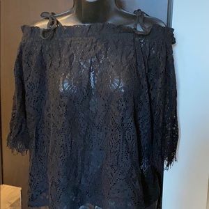 Lace Shoulder blouse